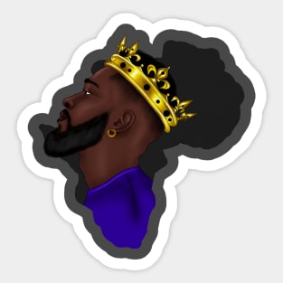 Africa Map, Proud African Man, Black Pride Sticker